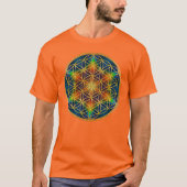 T-shirt FLEUR DE VIE - Fleur Fractale 1 (Devant)