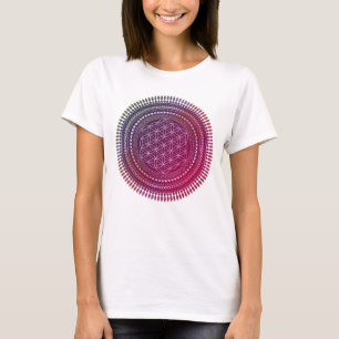 T-shirt Fleur de Vie - Mandala Indigène 3a