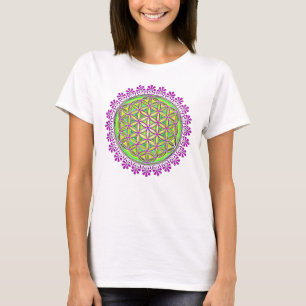 T-shirt Fleur De Vie - Ornements Vintages En Fleurs 2