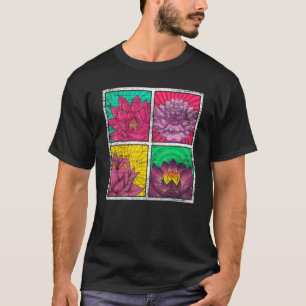 T-shirt Fleur de Yoga Fleurir Spirituel Yogi Pop Lotus Fle