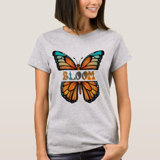 T-shirt Fleur - Design papillon