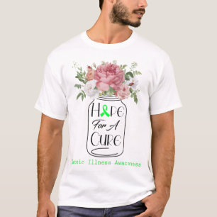 T-shirt Fleur d'espoir pour une guérison Sensibilisation a