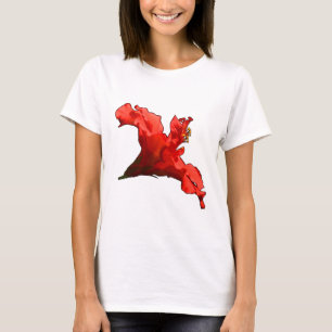 T-shirt Fleur d'Hibiscus Vibrante