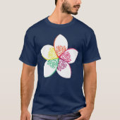 T-shirt fleur d'île (Devant)