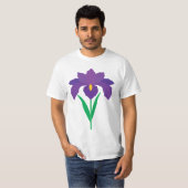 T-shirt Fleur d'Iris (Devant entier)