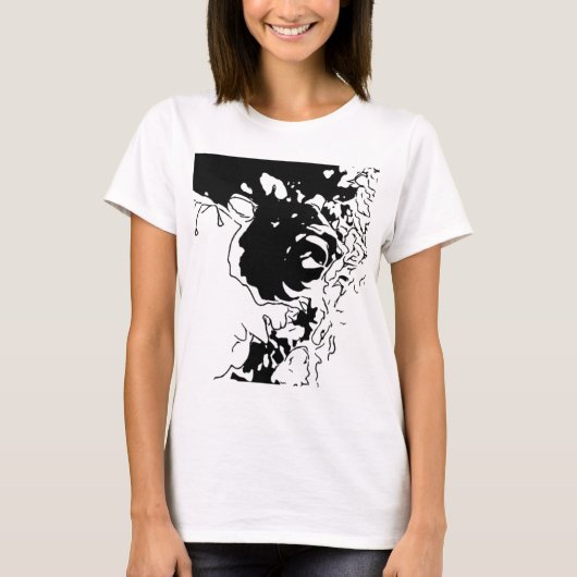 T-shirt Fleur Doodle (Devant)