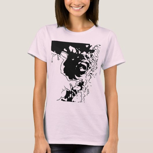 T-shirt Fleur Doodle (Devant)