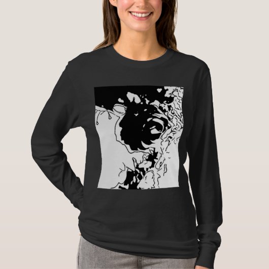 T-shirt Fleur Doodle (Devant)