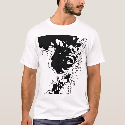 T-shirt Fleur Doodle (Devant)
