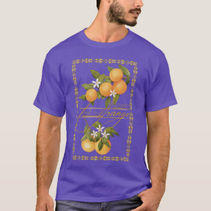 T-shirt Fleur d'orange et fruitGarçon vintage