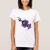 T-shirt Fleur d'orchidée violette (Devant)