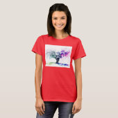 T-shirt Fleur du printemps (Devant entier)