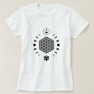 T-shirt Fleur du symbole spirituel de la vie