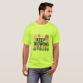 T-shirt Fleur en Croissance Continue (Devant entier)