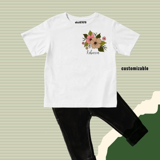 T-Shirt Fleur en fleurs