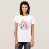 T-shirt Fleur en panne (Devant entier)