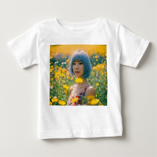 T-Shirt Fleur Enchantant (Devant)