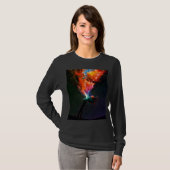 T-shirt Fleur espagnole Femme bébé (Devant entier)