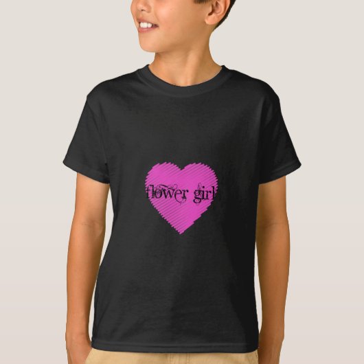 T-shirt Fleur fille (Devant)