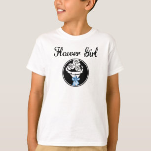 T-shirt Fleur fille