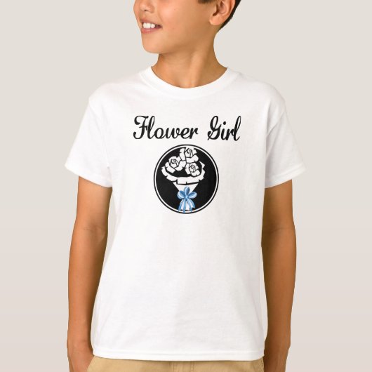 T-shirt Fleur fille (Devant)