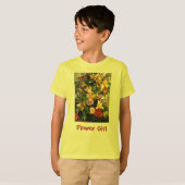 T-shirt Fleur fille (Devant entier)