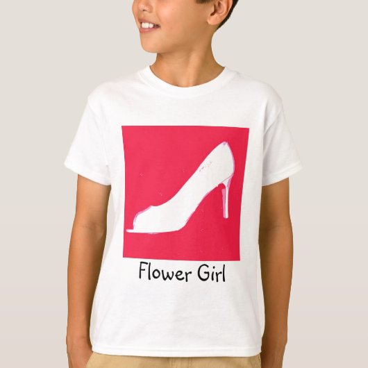 T-shirt Fleur fille (Devant)