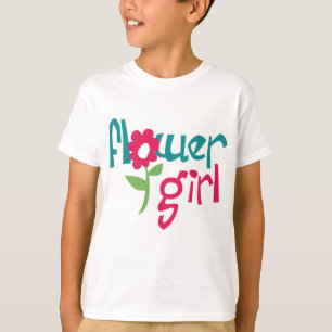 T-shirt Fleur fille