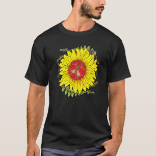 T-shirt Fleur Fleur Rouge Berry jardiner Fraise Sunfal