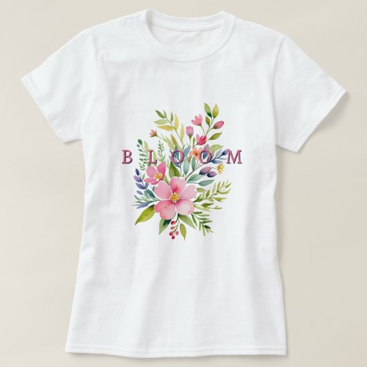 T-shirt Fleur - Floral (Design devant)
