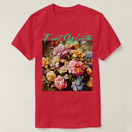 T-shirt Fleur Fort Worth (Design devant)