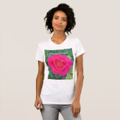 T-shirt Fleur Fuschia (Devant entier)