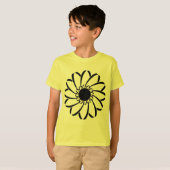 T-shirt Fleur géométrique (Devant entier)
