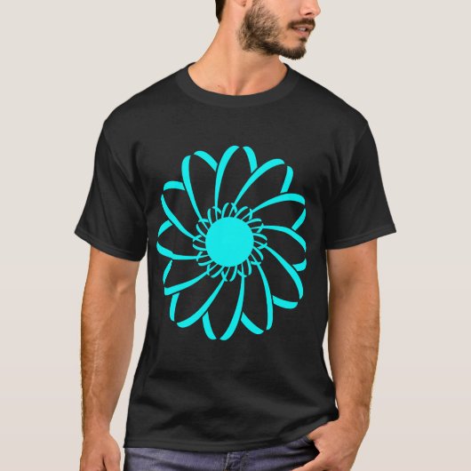 T-shirt Fleur géométrique (Devant)