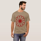 T-shirt Fleur Géométrique (Devant entier)