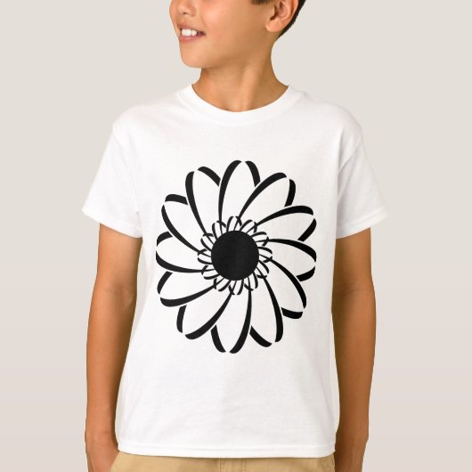 T-shirt Fleur géométrique (Devant)