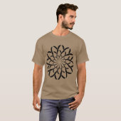 T-shirt Fleur géométrique 02 (Devant entier)