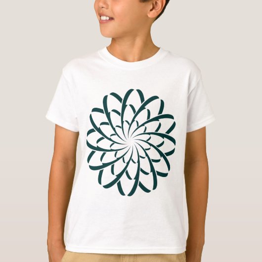 T-shirt Fleur géométrique 02 (Devant)
