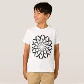 T-shirt Fleur géométrique 02 (Devant entier)