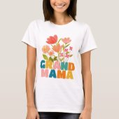 T-shirt Fleur Grand Mama (Devant)