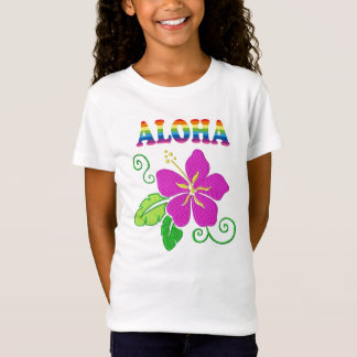 T-shirt Fleur Hibiscus Hawaiian Girls