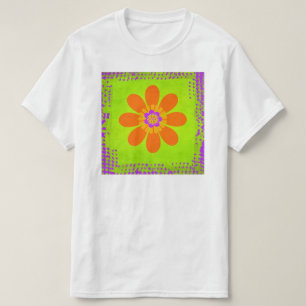 T-shirt Fleur hippie