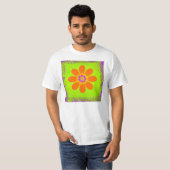 T-shirt Fleur hippie (Devant entier)
