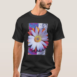 T-shirt Fleur Holographique Respire