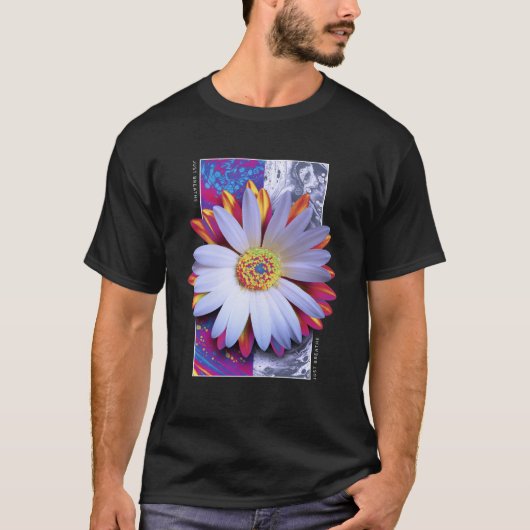 T-shirt Fleur Holographique Respire (Devant)