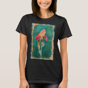 T-shirt Fleur Iris colorée