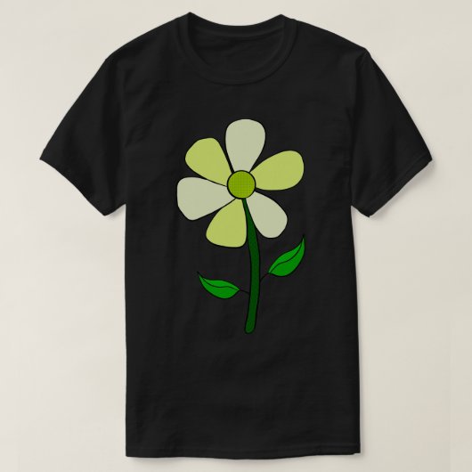 T-shirt Fleur jaune (Design devant)