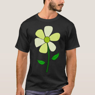 T-shirt Fleur jaune