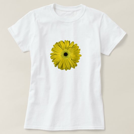 T-shirt Fleur jaune (Design devant)