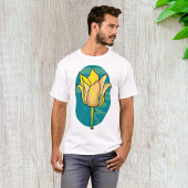 T-shirt Fleur jaune